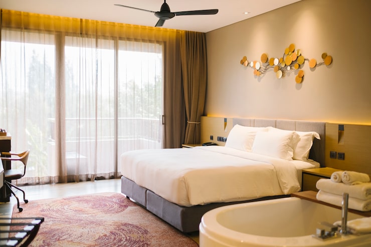 Representative bedroom interior