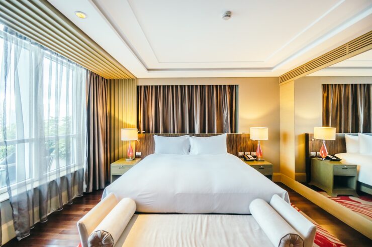 Representative bedroom interior